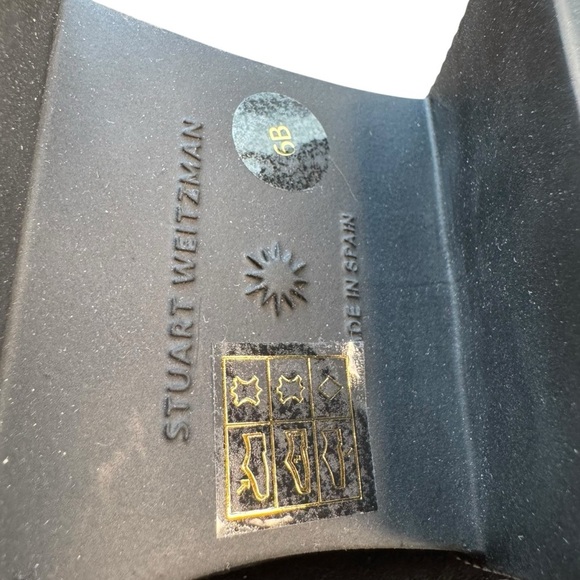 Stuart Weitzman Black Maverick SoHo loafers Chunky Platform 6 - Picture 11 of 12